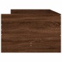 Brown oak bed frame with drawers 90x200 cm by , Beds and slatted bases - Ref: Foro24-3207349, Price: 187,39 €, Discount: %