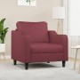 Roter Stoffsessel 60 cm von , Sofas - Ref: Foro24-359349, Preis: 167,83 €, Rabatt: %