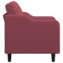 Sillón de tela rojo tinto 60 cm de , Sofás - Ref: Foro24-359349, Precio: 167,99 €, Descuento: %