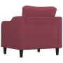 Roter Stoffsessel 60 cm von , Sofas - Ref: Foro24-359349, Preis: 167,83 €, Rabatt: %