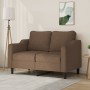 2 seater brown fabric sofa 120 cm by , Sofas - Ref: Foro24-359354, Price: 234,99 €, Discount: %