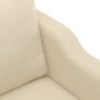 Sofá de 2 plazas de tela color crema 140 cm de , Sofás - Ref: Foro24-359361, Precio: 245,99 €, Descuento: %