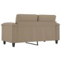 2-seater sofa in taupe gray microfiber fabric 120 cm by , Sofas - Ref: Foro24-359555, Price: 243,99 €, Discount: %