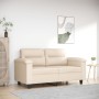 2-seater sofa in beige microfiber fabric 120 cm by , Sofas - Ref: Foro24-359560, Price: 244,20 €, Discount: %