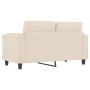 2-seater sofa in beige microfiber fabric 120 cm by , Sofas - Ref: Foro24-359560, Price: 244,20 €, Discount: %