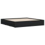 Estructura cama con cajones madera ingeniería negra 180x200 cm de , Camas y somieres - Ref: Foro24-3207253, Precio: 204,89 €,...