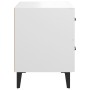 Mesitas de noche 2 unidades blancas 40x35x47,5 cm de vidaXL, Mesitas de noche - Ref: Foro24-811989, Precio: 94,02 €, Descuent...