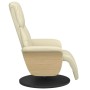 Recliner armchair with footrest in cream-colored synthetic leather by , Armchairs - Ref: Foro24-356625, Price: 244,99 €, Disc...