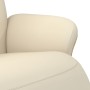 Recliner armchair with footrest in cream-colored synthetic leather by , Armchairs - Ref: Foro24-356625, Price: 244,99 €, Disc...