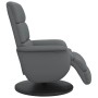 Gray synthetic leather recliner with footrest by , Armchairs - Ref: Foro24-356720, Price: 232,99 €, Discount: %