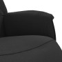 Sillón reclinable con reposapiés tela negra de , Sillones - Ref: Foro24-356659, Precio: 165,99 €, Descuento: %