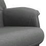 Sillón reclinable con reposapiés tela gris oscuro de , Sillones - Ref: Foro24-356667, Precio: 147,10 €, Descuento: %