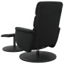 Recliner chair with footrest in black synthetic leather by , Armchairs - Ref: Foro24-356722, Price: 168,15 €, Discount: %