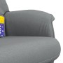 Recliner massage chair with footrest light gray fabric by , Armchairs - Ref: Foro24-356678, Price: 138,18 €, Discount: %