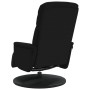 Black velvet recliner with footrest by , Armchairs - Ref: Foro24-356686, Price: 230,99 €, Discount: %