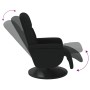 Black velvet recliner with footrest by , Armchairs - Ref: Foro24-356686, Price: 230,99 €, Discount: %