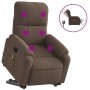 Electric massage chair with liftable recliner, brown fabric by , Armchairs - Ref: Foro24-3204949, Price: 349,48 €, Discount: %