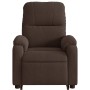 Electric massage chair with liftable recliner, brown fabric by , Armchairs - Ref: Foro24-3204949, Price: 349,48 €, Discount: %