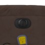 Electric Massage Recliner Brown Microfiber Fabric by , Armchairs - Ref: Foro24-3204921, Price: 291,62 €, Discount: %