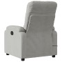 Sillón reclinable masaje eléctrico tela microfibra gris claro de , Sillones - Ref: Foro24-3204923, Precio: 265,64 €, Descuent...