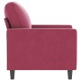 Red velvet armchair 60 cm by , Sofas - Ref: Foro24-359183, Price: 145,33 €, Discount: %