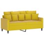 Sofá de 2 plazas terciopelo amarillo 140 cm de , Sofás - Ref: Foro24-359309, Precio: 240,94 €, Descuento: %