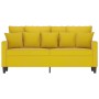 Sofá de 2 plazas terciopelo amarillo 140 cm de , Sofás - Ref: Foro24-359309, Precio: 240,94 €, Descuento: %