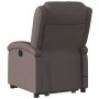 Sillón reclinable masaje elevable cuero auténtico marrón oscuro de , Sillones - Ref: Foro24-3204267, Precio: 402,17 €, Descue...