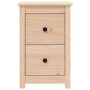 Mesitas de noche 2 uds madera maciza de pino 40x35x61,5 cm de vidaXL, Mesitas de noche - Ref: Foro24-820947, Precio: 102,85 €...