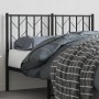 Black metal headboard 120 cm by , Headboards and footboards - Ref: Foro24-374468, Price: 31,01 €, Discount: %