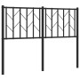 Cabecero de metal negro 120 cm de , Cabeceros y pies de cama - Ref: Foro24-374468, Precio: 31,99 €, Descuento: %