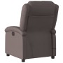 Sillón de masaje eléctrico cuero auténtico marrón oscuro de , Sillones - Ref: Foro24-3204259, Precio: 424,52 €, Descuento: %