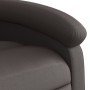 Sillón de masaje eléctrico cuero auténtico marrón oscuro de , Sillones - Ref: Foro24-3204259, Precio: 424,52 €, Descuento: %