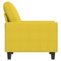 Sillón de tela amarillo claro 60 cm de , Sofás - Ref: Foro24-359380, Precio: 159,74 €, Descuento: %