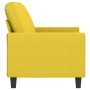 2 seater sofa in light yellow fabric 140 cm by , Sofas - Ref: Foro24-359396, Price: 205,99 €, Discount: %