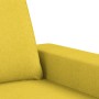 2 seater sofa in light yellow fabric 140 cm by , Sofas - Ref: Foro24-359396, Price: 205,99 €, Discount: %