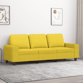 3-Sitzer-Sofa aus hellgelbem Stoff, 180 cm von , Sofas - Ref: Foro24-359404, Preis: 269,16 €, Rabatt: %