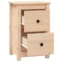 Mesitas de noche 2 uds madera maciza de pino 40x35x61,5 cm de vidaXL, Mesitas de noche - Ref: Foro24-820947, Precio: 102,85 €...