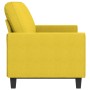 Sofá de 3 plazas de tela amarillo claro 180 cm de , Sofás - Ref: Foro24-359404, Precio: 268,99 €, Descuento: %