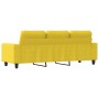 3-seater light yellow fabric sofa 180 cm by , Sofas - Ref: Foro24-359404, Price: 268,99 €, Discount: %