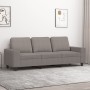 Sofá de 3 plazas de tela gris taupe 180 cm de , Sofás - Ref: Foro24-359406, Precio: 319,06 €, Descuento: %