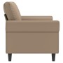 2-seater sofa in cappuccino-colored synthetic leather 140 cm by , Sofas - Ref: Foro24-359508, Price: 244,49 €, Discount: %