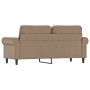 Sofá de 2 plazas de cuero sintético color capuchino 140 cm de , Sofás - Ref: Foro24-359508, Precio: 244,99 €, Descuento: %