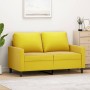 Sofá de 2 plazas terciopelo amarillo 120 cm de , Sofás - Ref: Foro24-359195, Precio: 226,31 €, Descuento: %