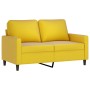 2-seater yellow velvet sofa 120 cm by , Sofas - Ref: Foro24-359195, Price: 226,31 €, Discount: %