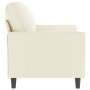 Cream velvet 2-seater sofa 120 cm by , Sofas - Ref: Foro24-359197, Price: 229,56 €, Discount: %