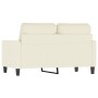 Cream velvet 2-seater sofa 120 cm by , Sofas - Ref: Foro24-359197, Price: 229,56 €, Discount: %