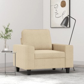 Cream fabric armchair 60 cm by , Sofas - Ref: Foro24-359377, Price: 179,99 €, Discount: %