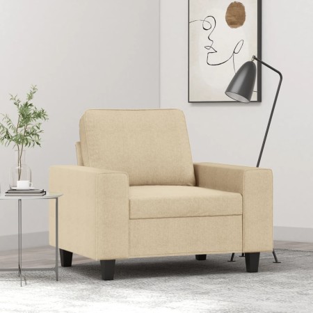 Sillón de tela color crema 60 cm de , Sofás - Ref: Foro24-359377, Precio: 179,99 €, Descuento: %