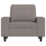 Sillón de tela gris taupé 60 cm de , Sofás - Ref: Foro24-359382, Precio: 189,21 €, Descuento: %